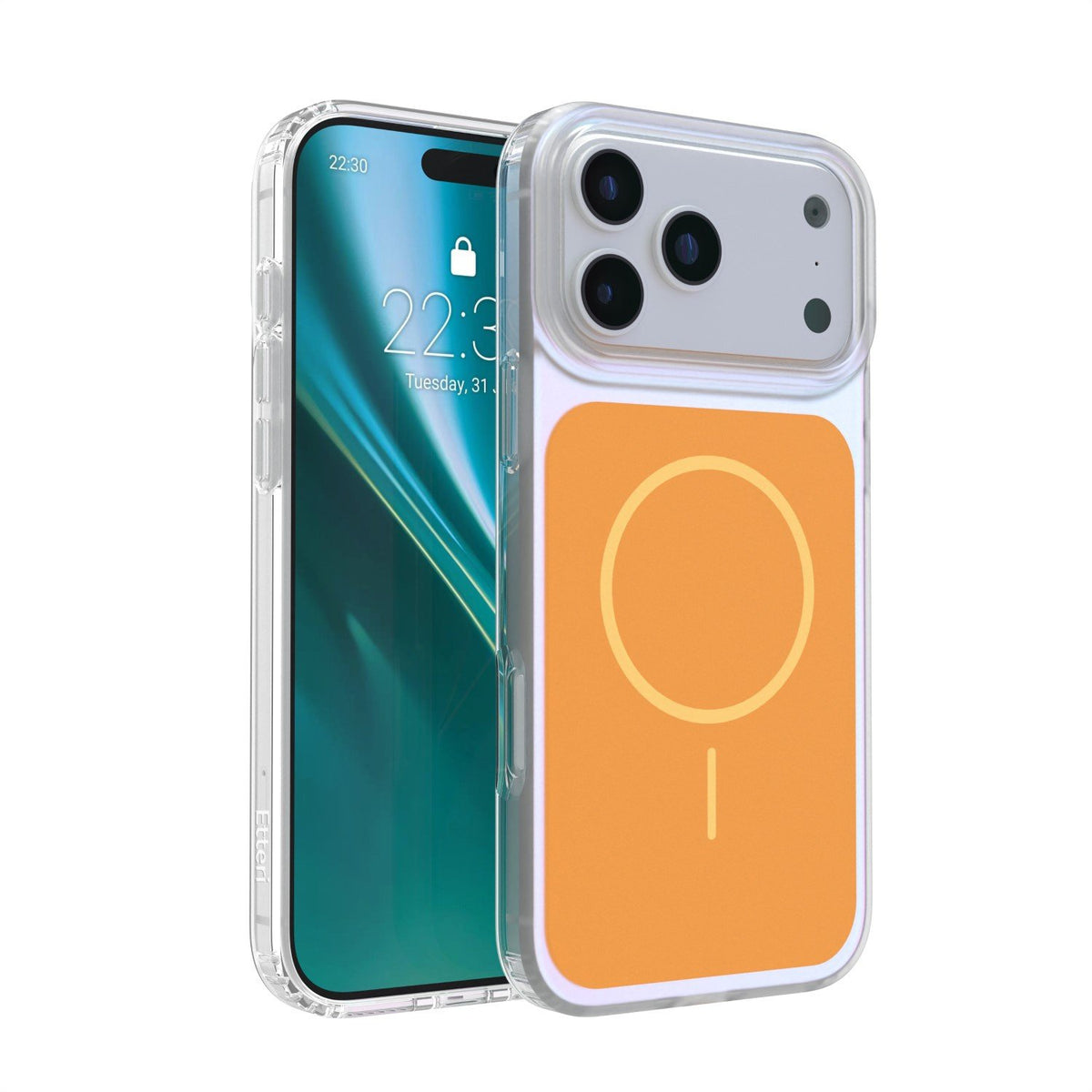 „Etteri Hidden Pearl“ vāciņš iPhone 17 Pro Max / 18 Pro Max 6,9" oranžs