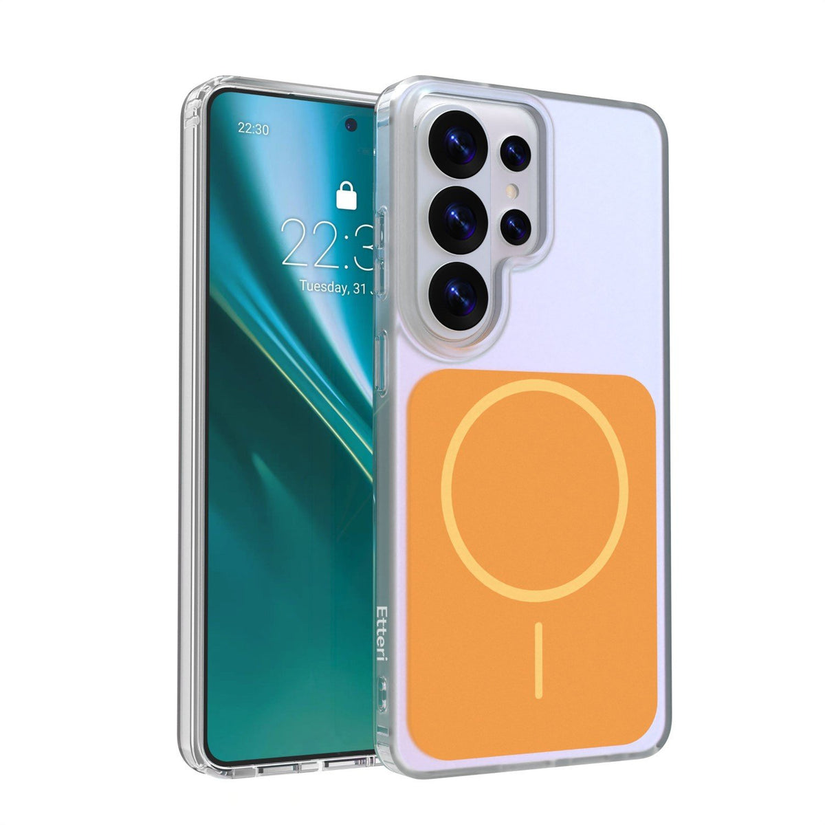 Etteri Hidden Pearl vāciņš Samsung Galaxy S26 Ultra, oranžs
