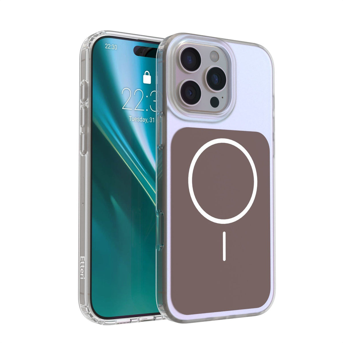 Etteri Hidden Pearl vāciņš iPhone 16 Pro 6,3", brūns