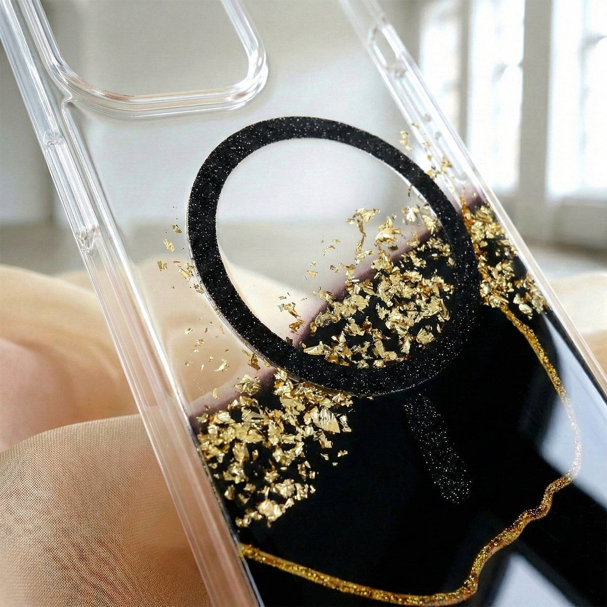 Epoxy MagSafe vāciņš iPhone 11, melns