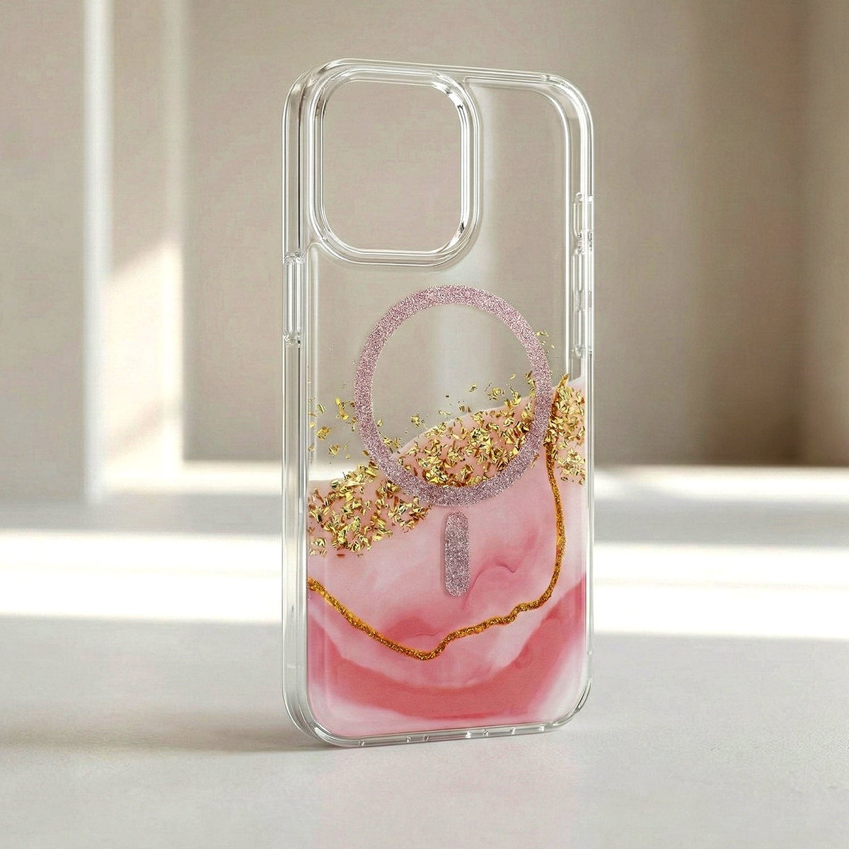 Epoxy MagSafe vāciņš iPhone 11, rozā