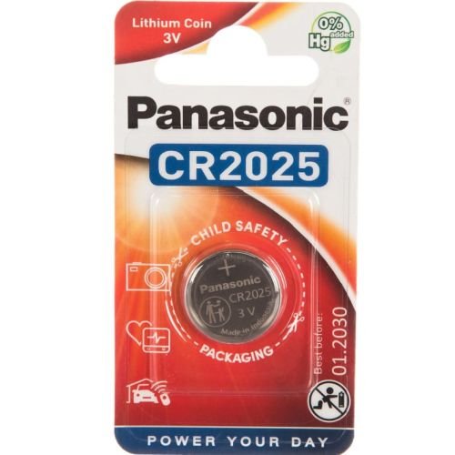 Panasonic CR2025-1BB blistera iepakojumā 1 gab.