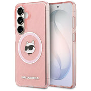 Karl Lagerfeld MagSafe vāciņš Samsung Galaxy S26 rozā