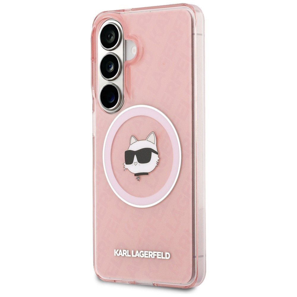 Karl Lagerfeld MagSafe vāciņš Samsung Galaxy S26 Plus rozā