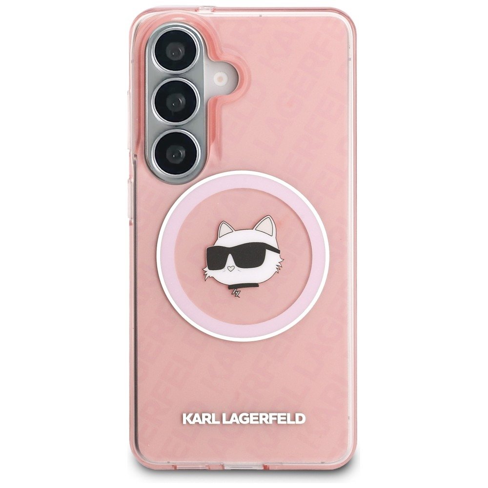 Karl Lagerfeld MagSafe vāciņš Samsung Galaxy S26 Plus rozā