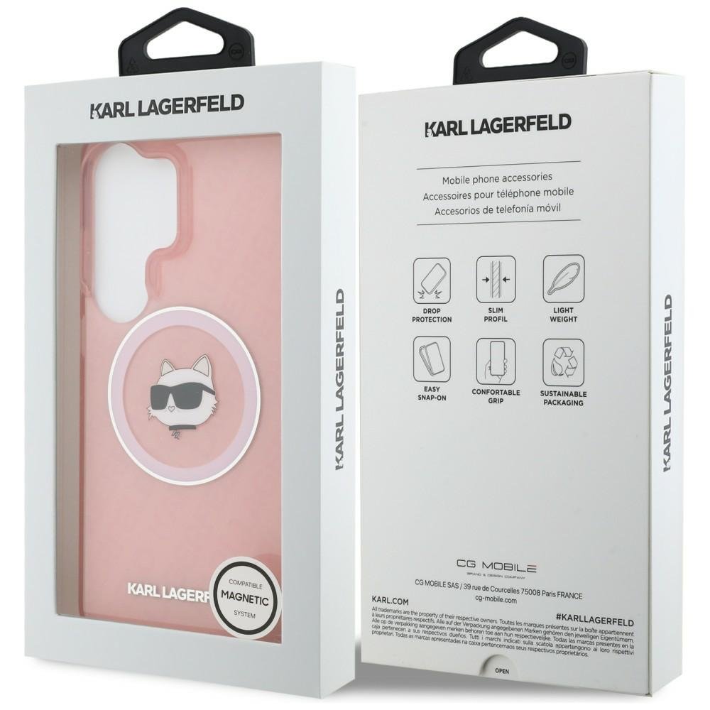 Karl Lagerfeld MagSafe vāciņš Samsung Galaxy S26 Ultra rozā