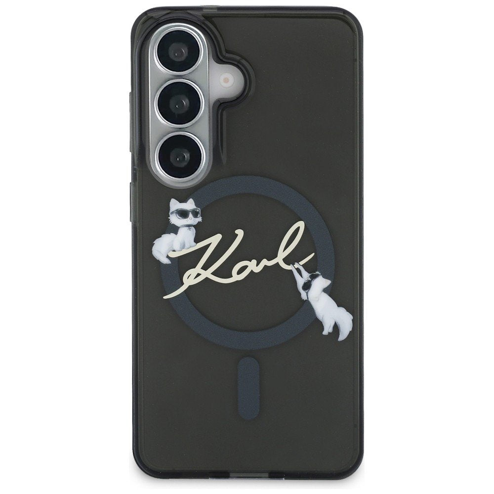 Karl Lagerfeld MagSafe vāciņš Samsung Galaxy S26 Plus melns