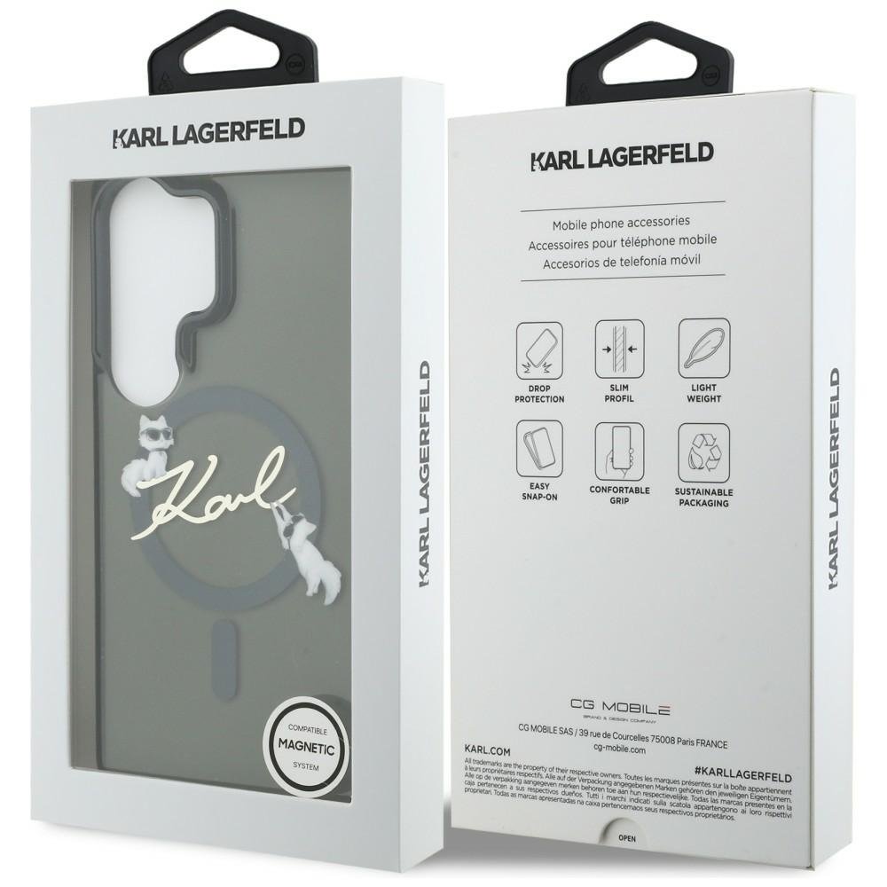 Karl Lagerfeld MagSafe vāciņš Samsung Galaxy S26 Ultra melns