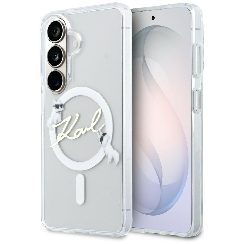 Karl Lagerfeld MagSafe vāciņš Samsung Galaxy S26 caurspīdīgs, caurspīdīgs