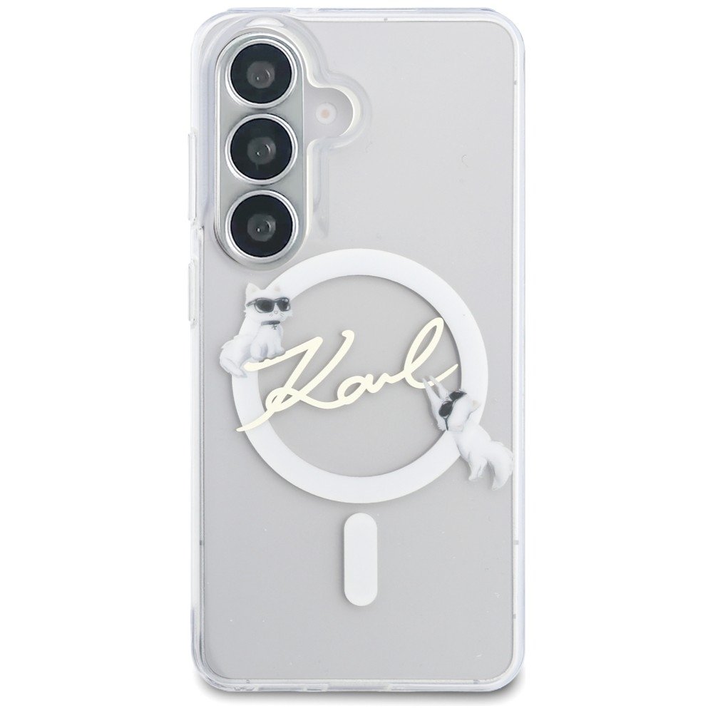 Karl Lagerfeld MagSafe vāciņš Samsung Galaxy S26 caurspīdīgs, caurspīdīgs