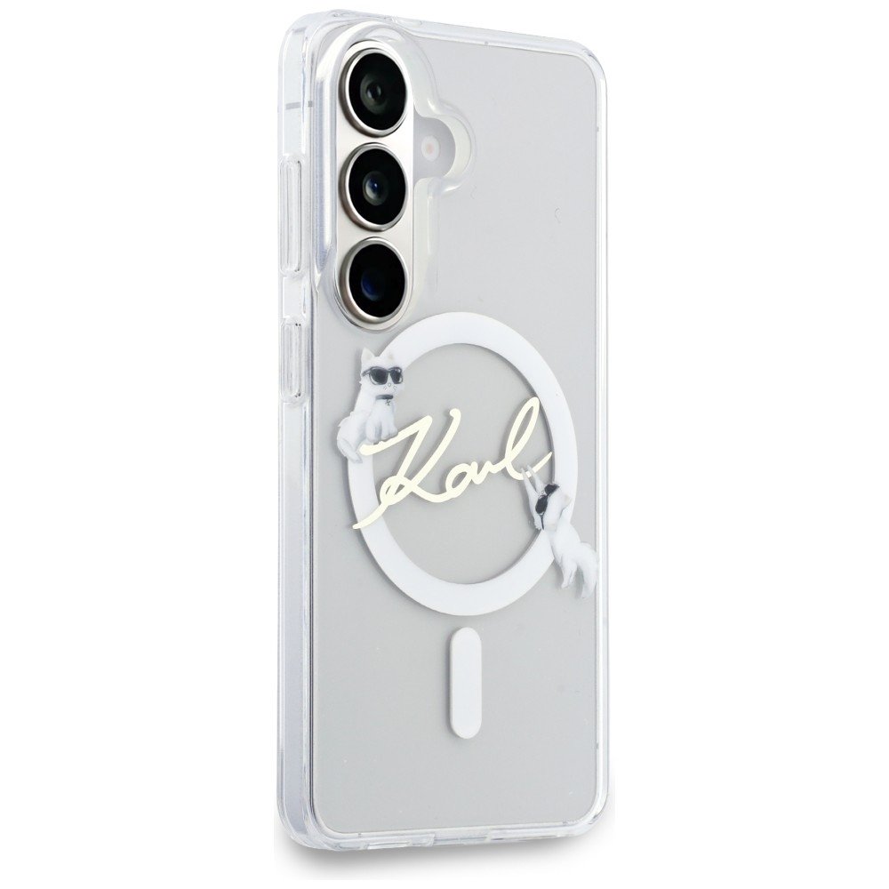 Karl Lagerfeld MagSafe vāciņš Samsung Galaxy S26 Plus caurspīdīgs, caurspīdīgs
