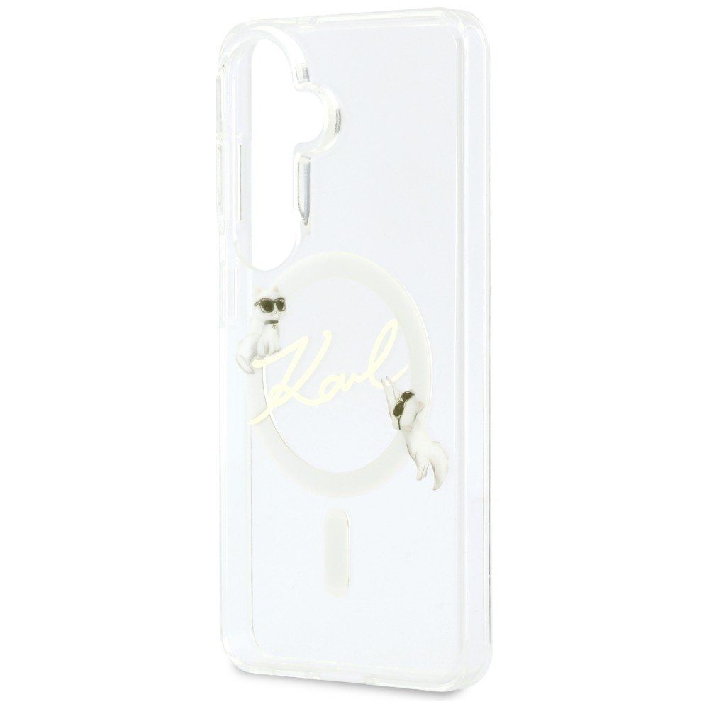 Karl Lagerfeld MagSafe vāciņš Samsung Galaxy S26 Plus caurspīdīgs, caurspīdīgs