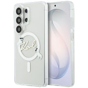 Karl Lagerfeld MagSafe vāciņš Samsung Galaxy S26 Ultra caurspīdīgs, caurspīdīgs