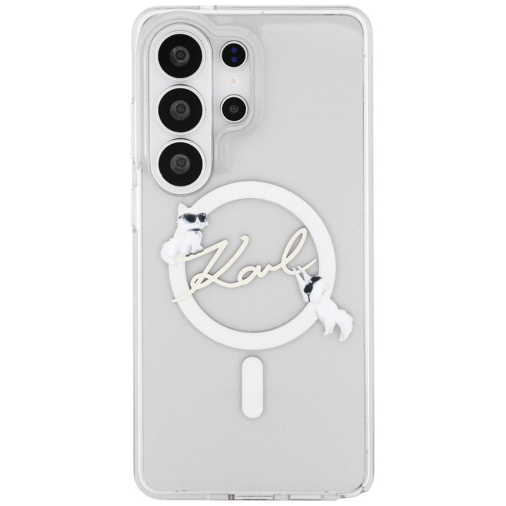 Karl Lagerfeld MagSafe vāciņš Samsung Galaxy S26 Ultra caurspīdīgs, caurspīdīgs