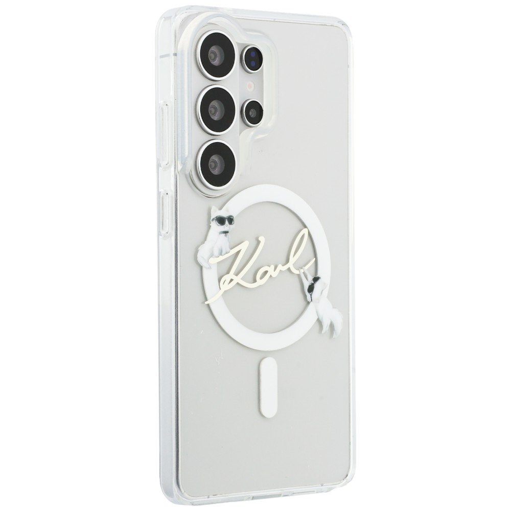 Karl Lagerfeld MagSafe vāciņš Samsung Galaxy S26 Ultra caurspīdīgs, caurspīdīgs