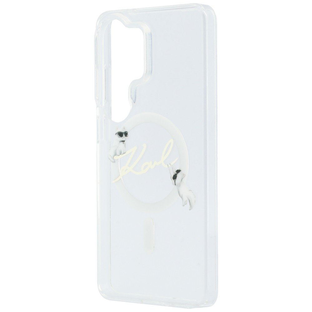 Karl Lagerfeld MagSafe vāciņš Samsung Galaxy S26 Ultra caurspīdīgs, caurspīdīgs