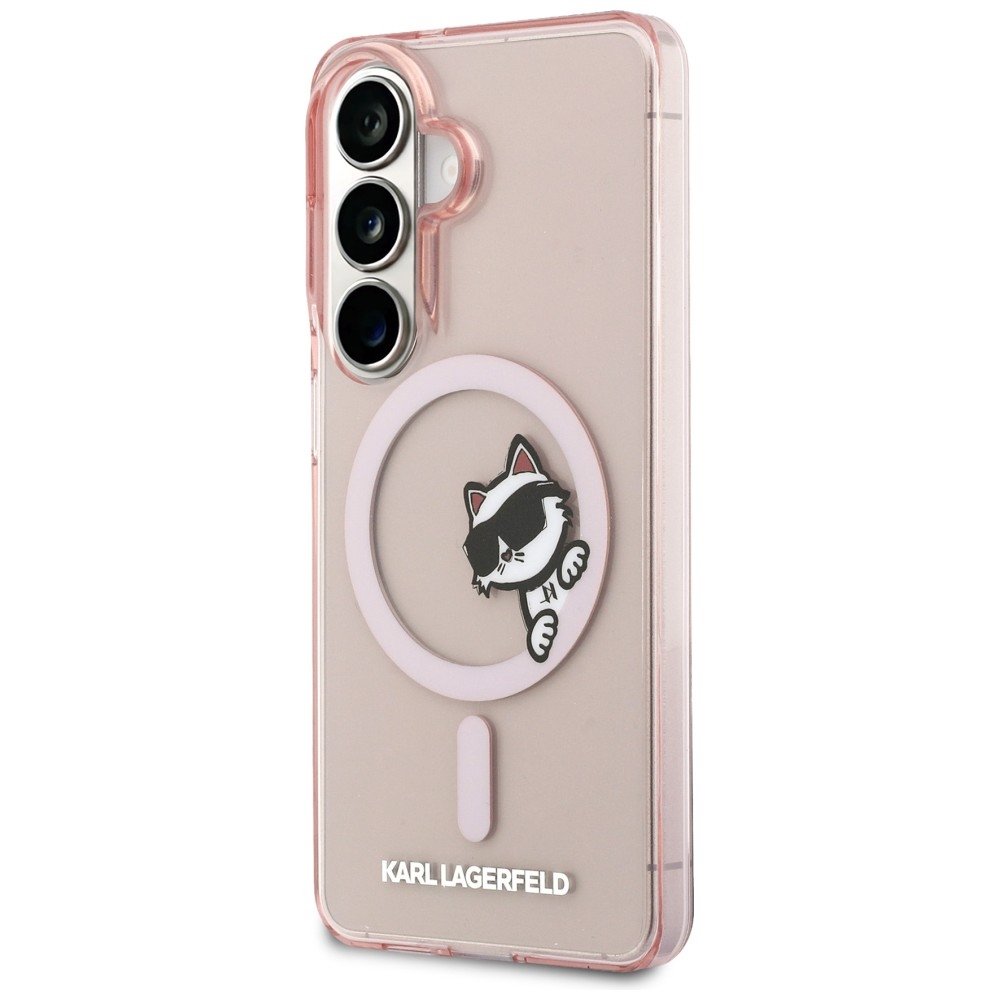 Karl Lagerfeld MagSafe vāciņš Samsung Galaxy S26 rozā