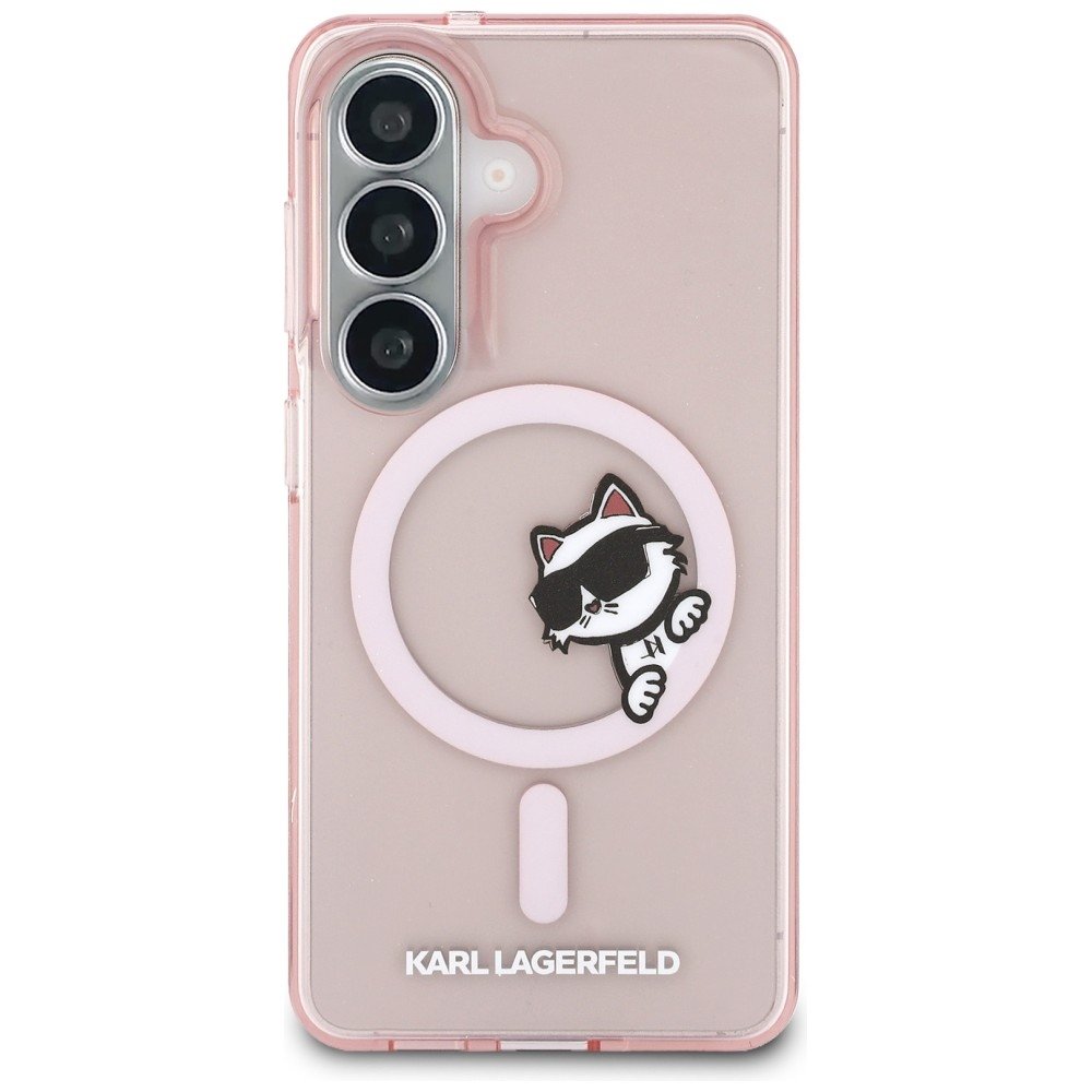Karl Lagerfeld MagSafe vāciņš Samsung Galaxy S26 rozā