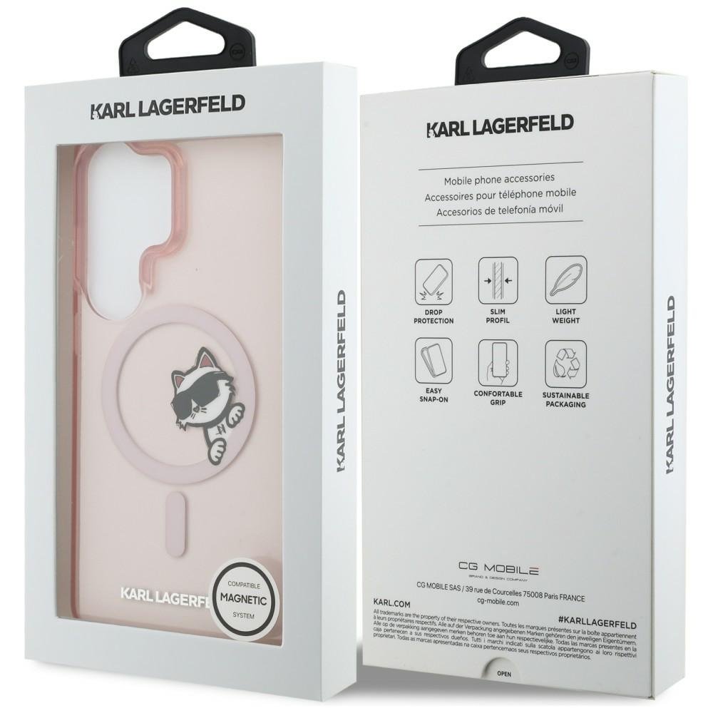 Karl Lagerfeld MagSafe vāciņš Samsung Galaxy S26 Ultra rozā