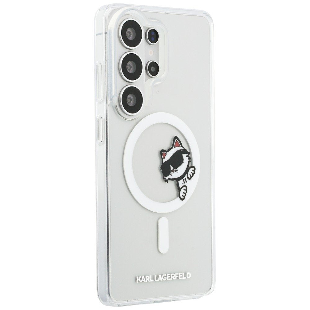 Karl Lagerfeld MagSafe vāciņš Samsung Galaxy S26 Ultra caurspīdīgs, caurspīdīgs