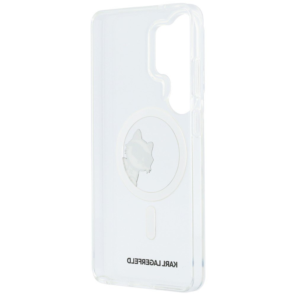 Karl Lagerfeld MagSafe vāciņš Samsung Galaxy S26 Ultra caurspīdīgs, caurspīdīgs