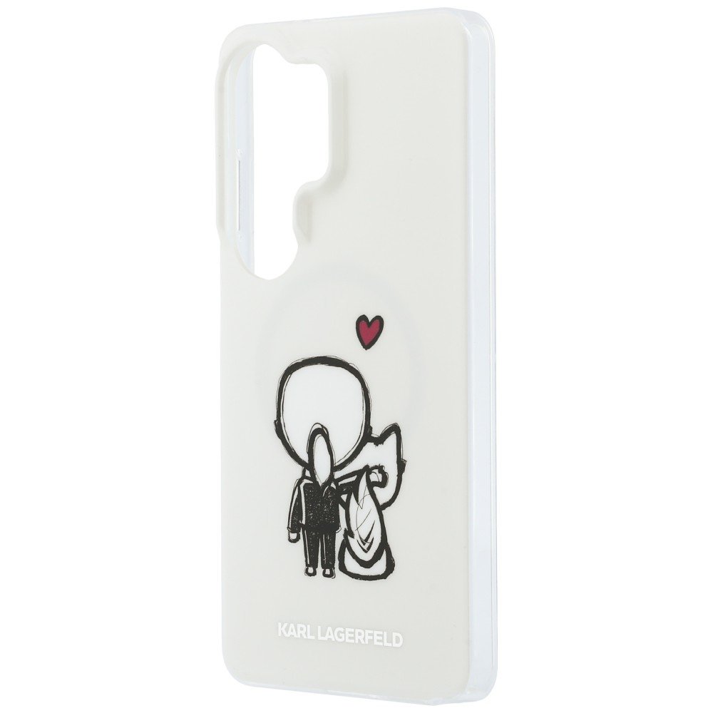 Karl Lagerfeld MagSafe vāciņš Samsung Galaxy S26 Ultra caurspīdīgs, caurspīdīgs