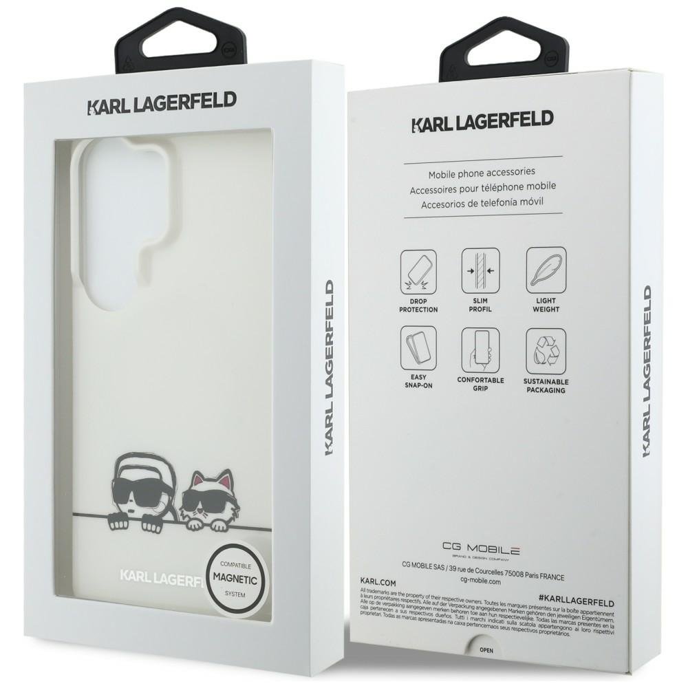 Karl Lagerfeld MagSafe vāciņš Samsung Galaxy S26 Ultra caurspīdīgs, caurspīdīgs
