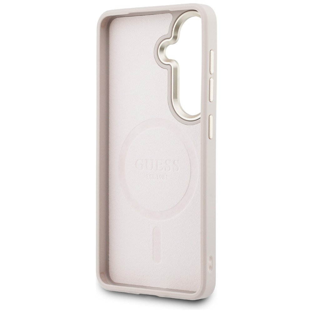 Guess MagSafe vāciņš Samsung Galaxy S26 rozā