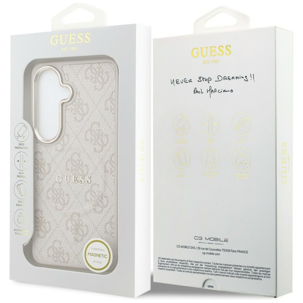 Guess MagSafe vāciņš Samsung Galaxy S26 rozā
