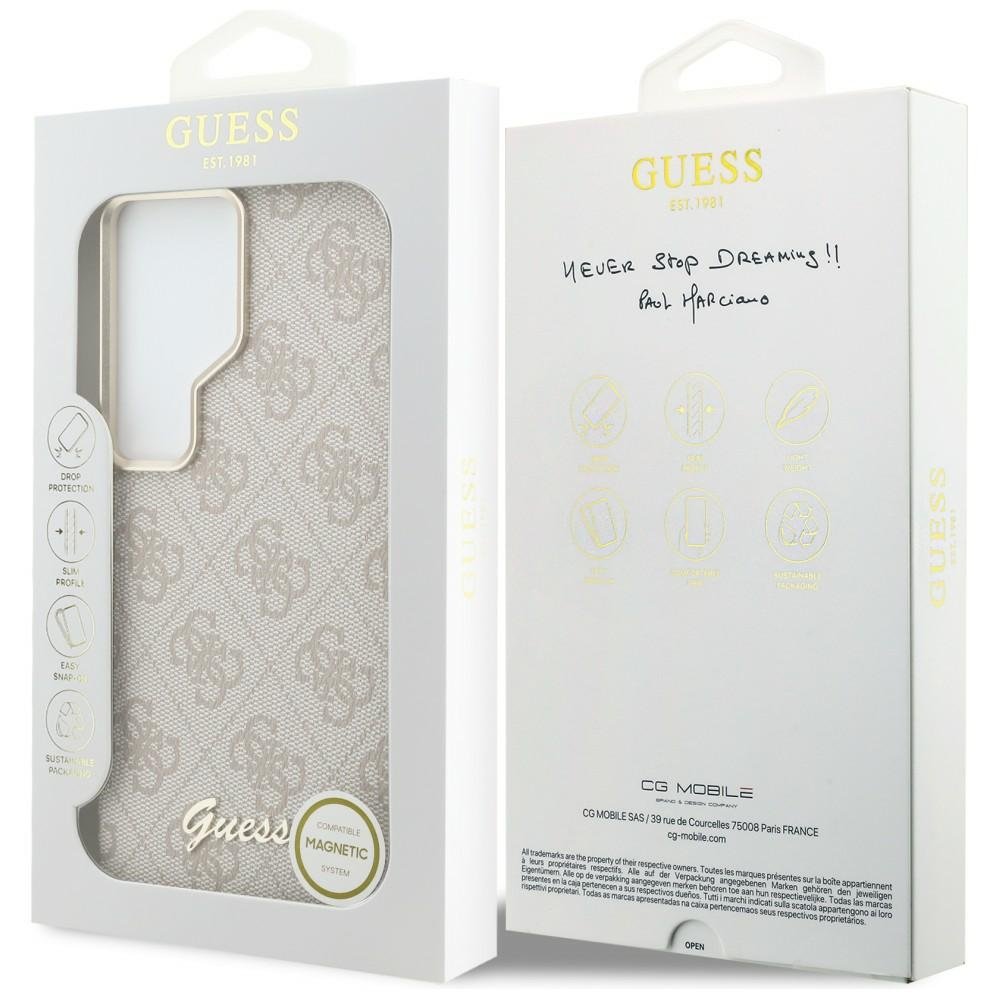 Guess MagSafe vāciņš Samsung Galaxy S26 Ultra rozā