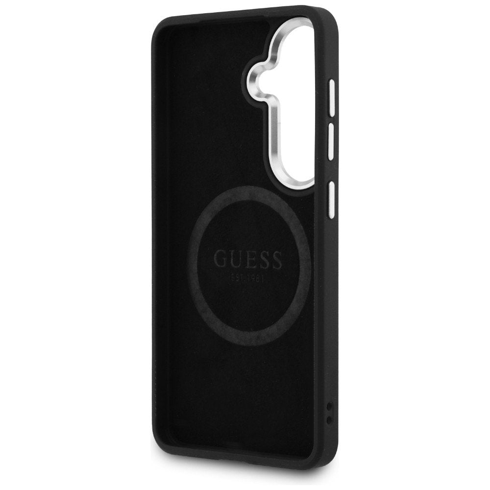 Guess MagSafe vāciņš Samsung Galaxy S26 sudrabains