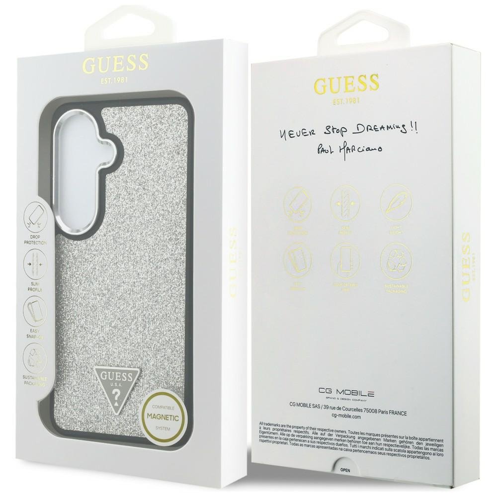 Guess MagSafe vāciņš Samsung Galaxy S26 sudrabains