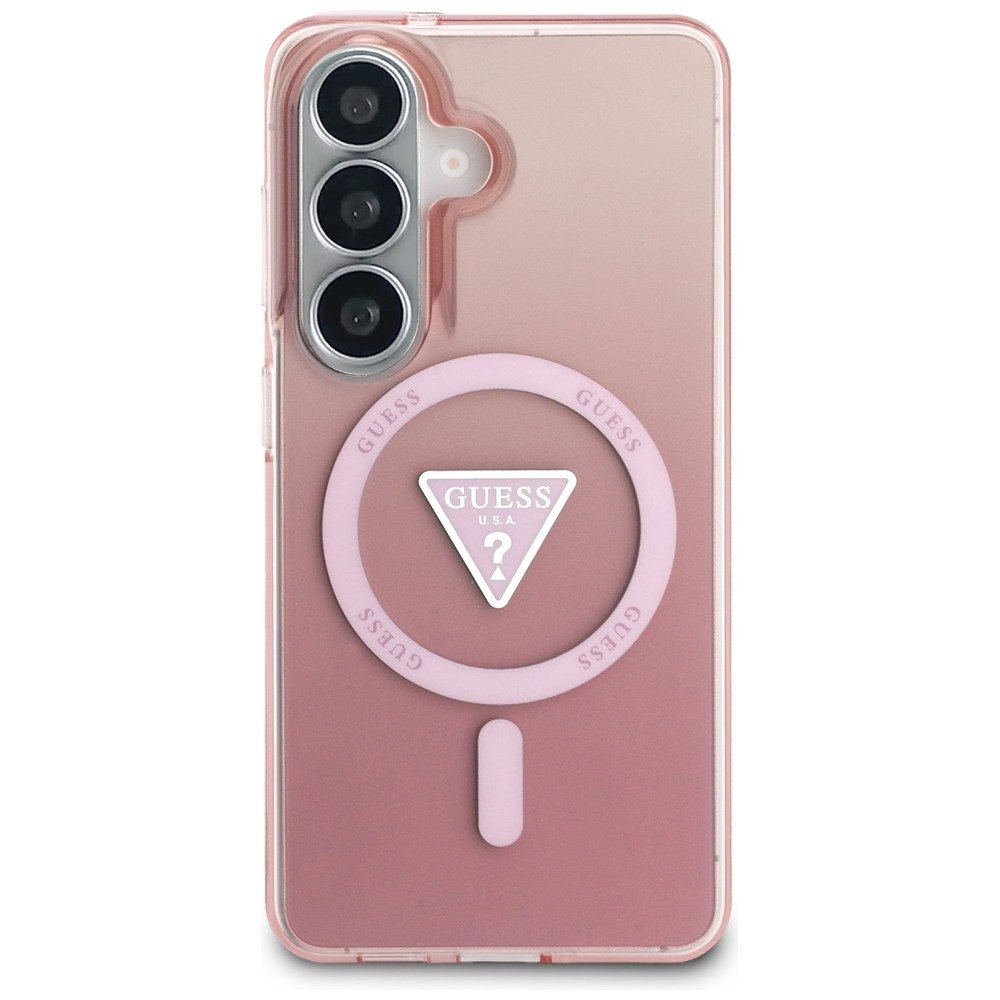 Guess MagSafe vāciņš Samsung Galaxy S26 rozā