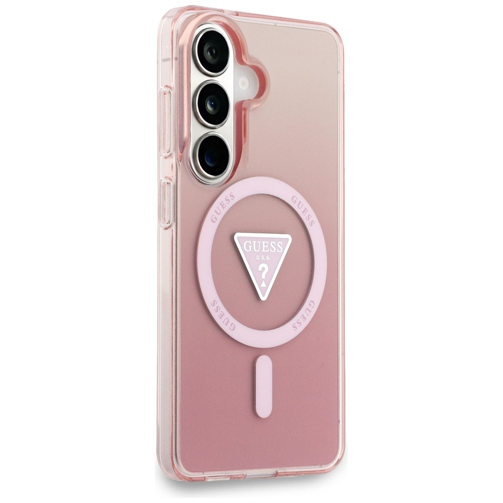 Guess MagSafe vāciņš Samsung Galaxy S26 rozā
