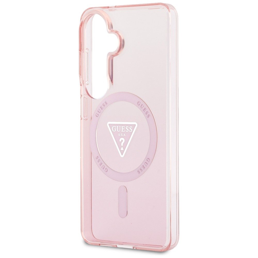 Guess MagSafe vāciņš Samsung Galaxy S26 rozā