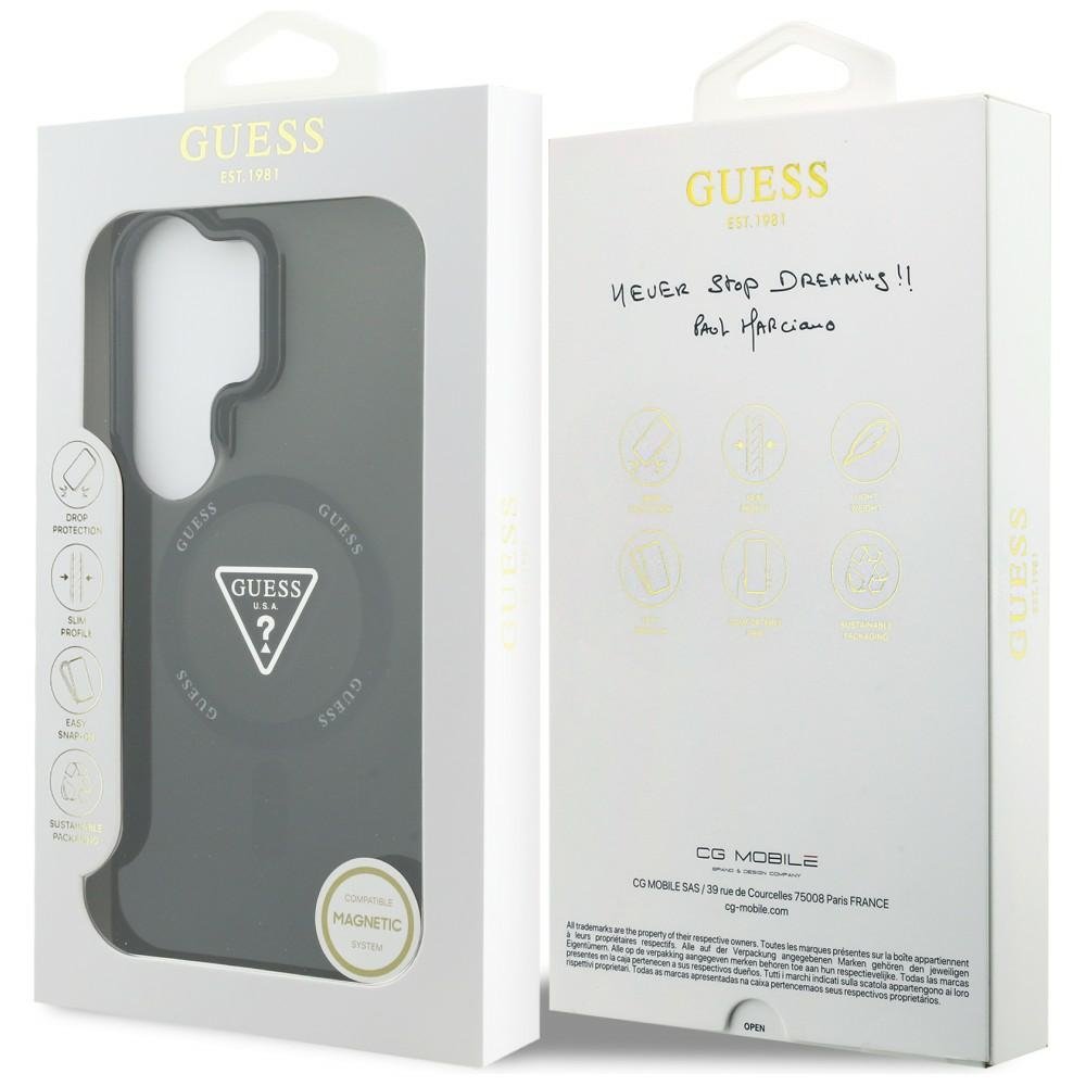 Guess MagSafe vāciņš Samsung Galaxy S26 Ultra melns