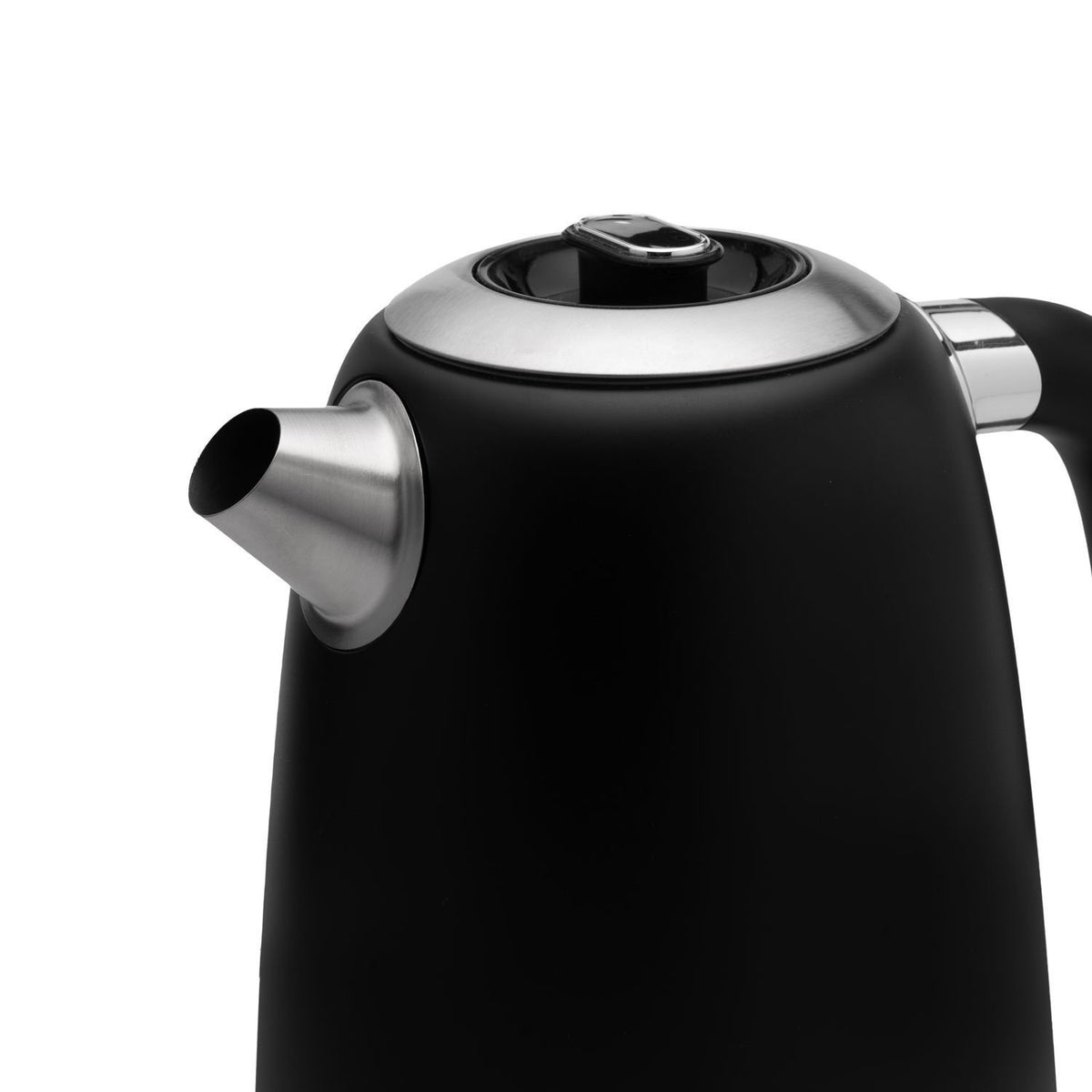 Huslog tējkanna retro ar temperatūras vadību melna 1,7L 2200W