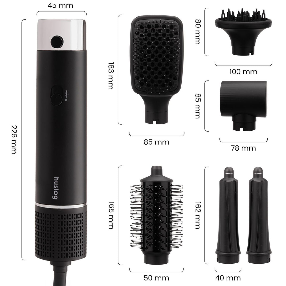 Huslog matu fēns multistyler 6/1 1200W AirBlast