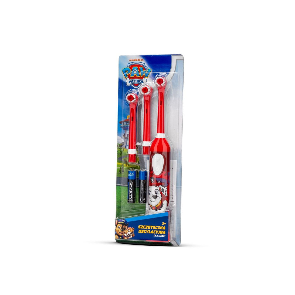 Paw Patrol zobu birste Paw Patrol svārstīgs bērnu sarkana
