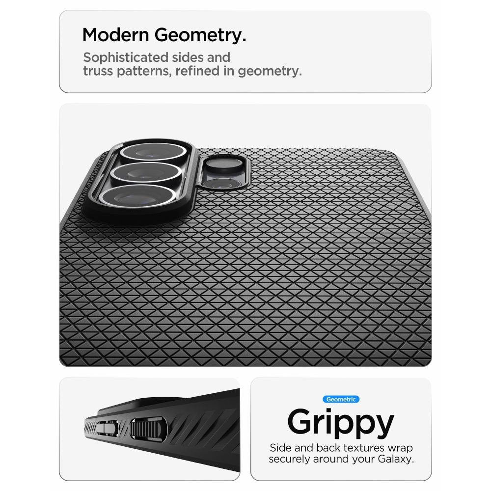 SPIGEN LIQUID AIR GALAXY S26 ULTRA MATĒTĀ MELNA