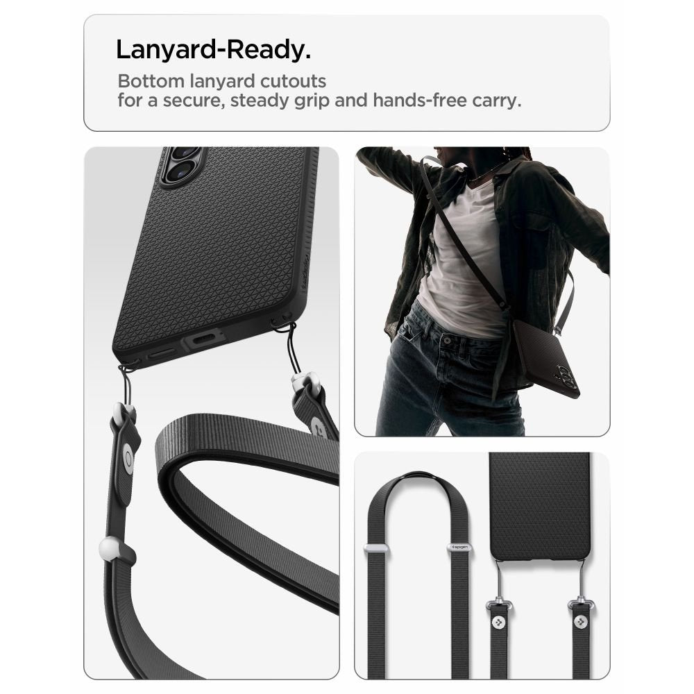 SPIGEN LIQUID AIR MAG MAGSAFE GALAXY S26 MATĒTS MELNS