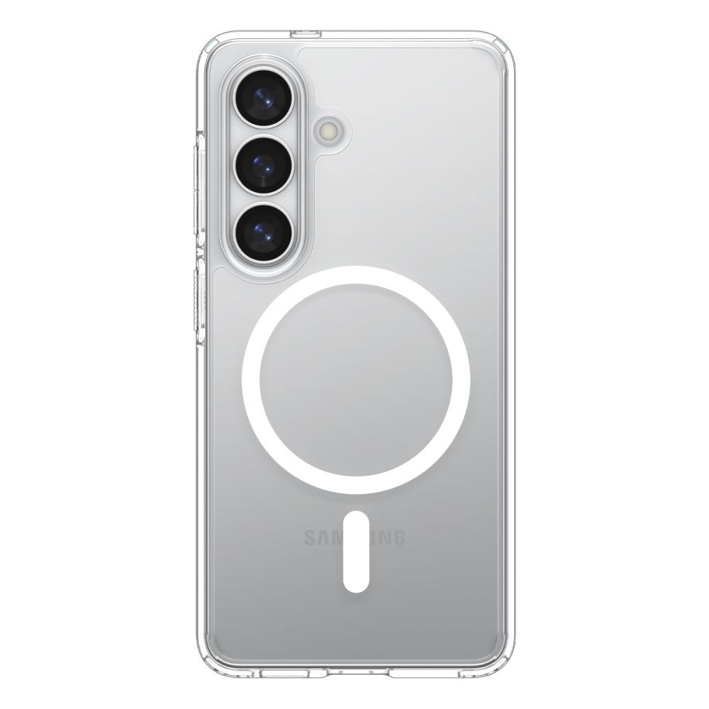 Spigen Ultra Hybrid MagSafe vāciņš Samsung Galaxy S26, caurspīdīgs/balts