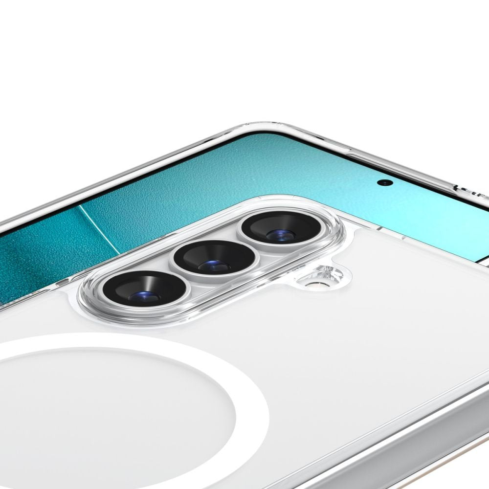 Spigen Ultra Hybrid MagSafe vāciņš Samsung Galaxy S26, caurspīdīgs/balts