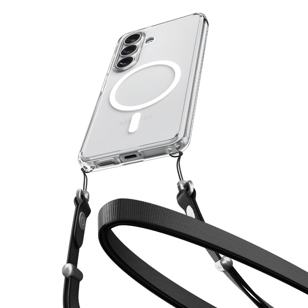 Spigen Ultra Hybrid MagSafe vāciņš Samsung Galaxy S26, caurspīdīgs/balts