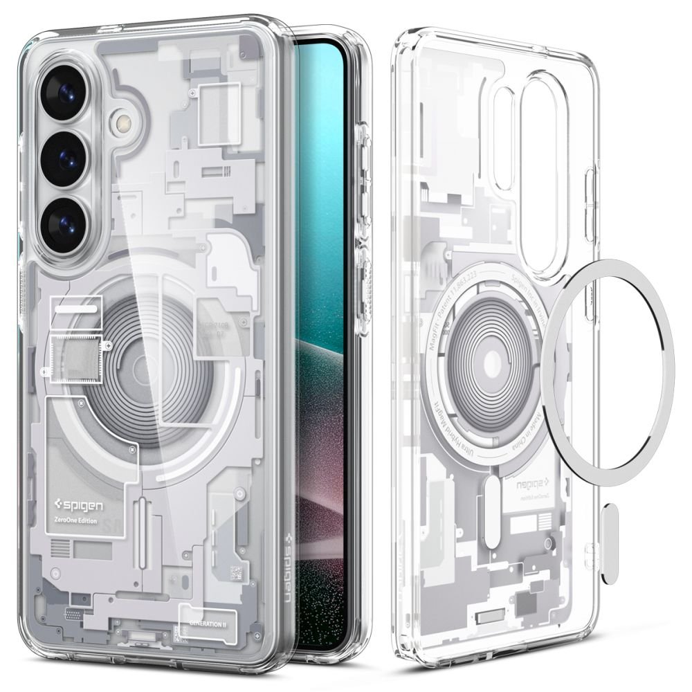 Spigen Ultra Hybrid MagSafe Zero One vāciņš Samsung Galaxy S26+, balts