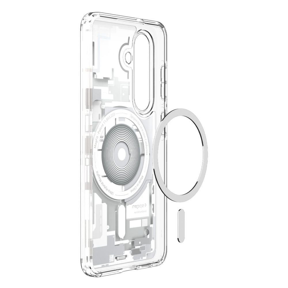 Spigen Ultra Hybrid MagSafe Zero One vāciņš Samsung Galaxy S26+, balts