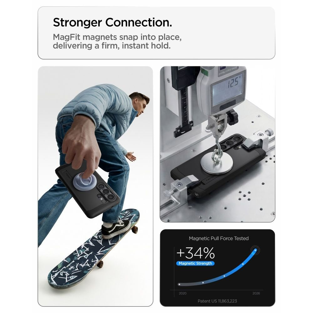 Spigen Tough Armor MagSafe vāciņš Samsung Galaxy S26 Ultra, melns
