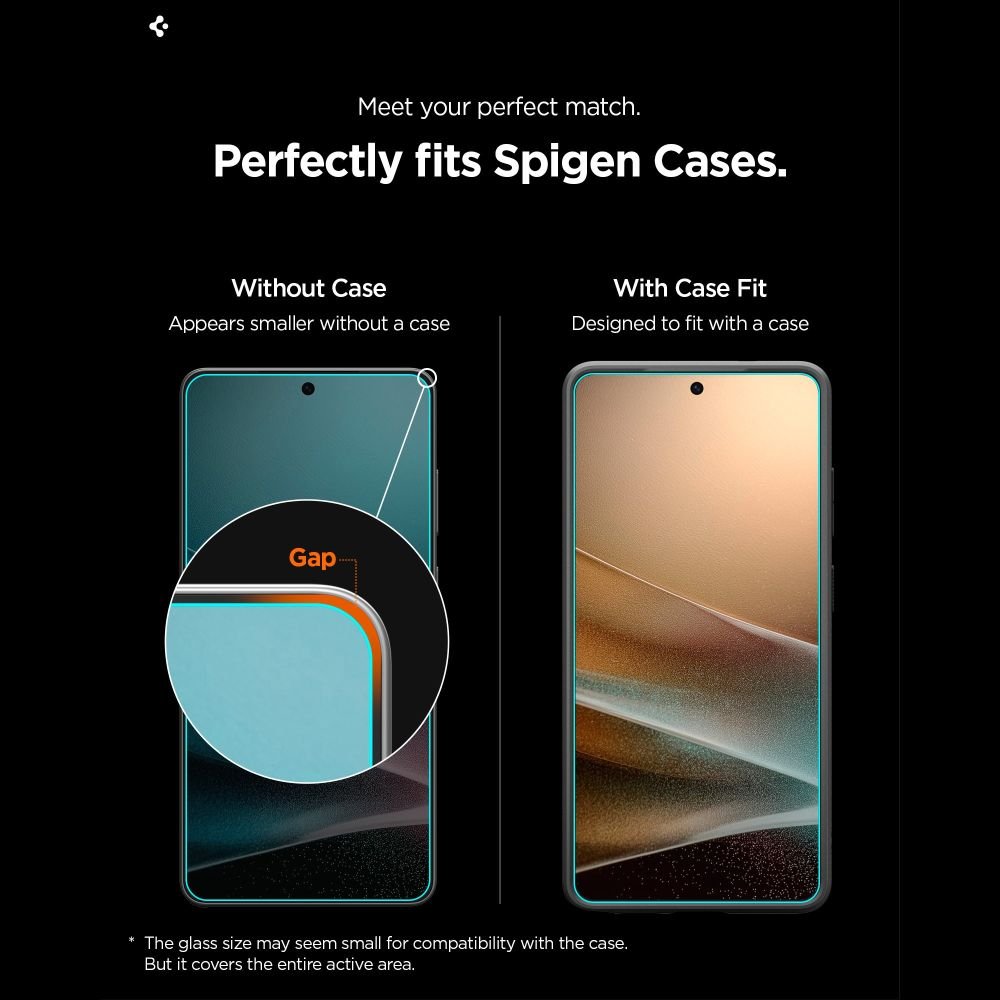 Spigen aizsargstikls Samsung Galaxy S26 (2 gab.)