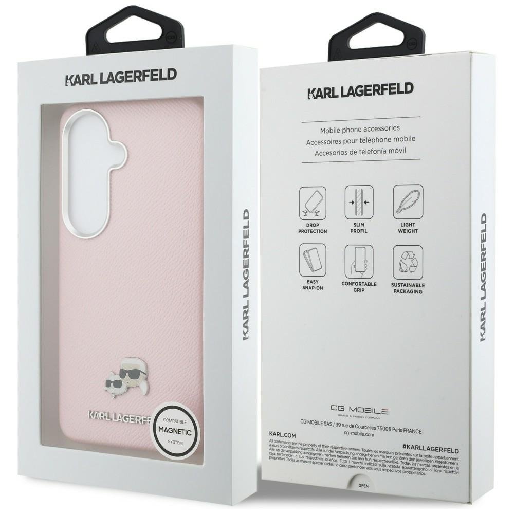 Karl Lagerfeld MagSafe vāciņš Samsung Galaxy S26 rozā