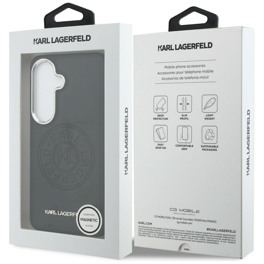 Karl Lagerfeld MagSafe vāciņš Samsung Galaxy S26 melns